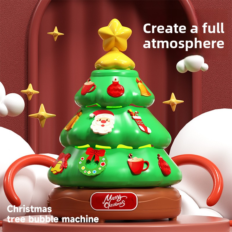 Automatic rotating bubble maker for kids Christmas gift