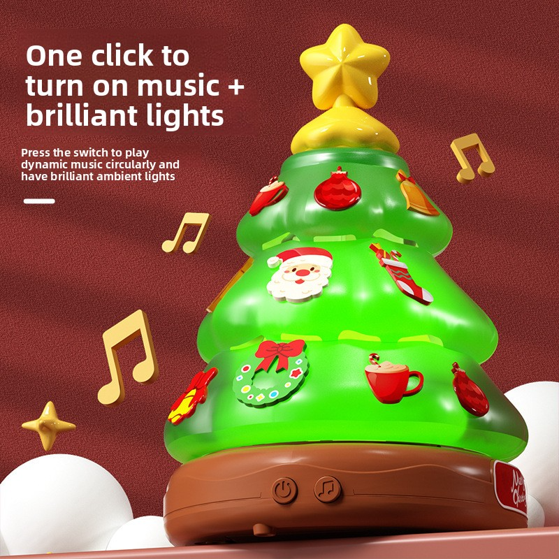 Festive Christmas tree bubble blower decoration gift