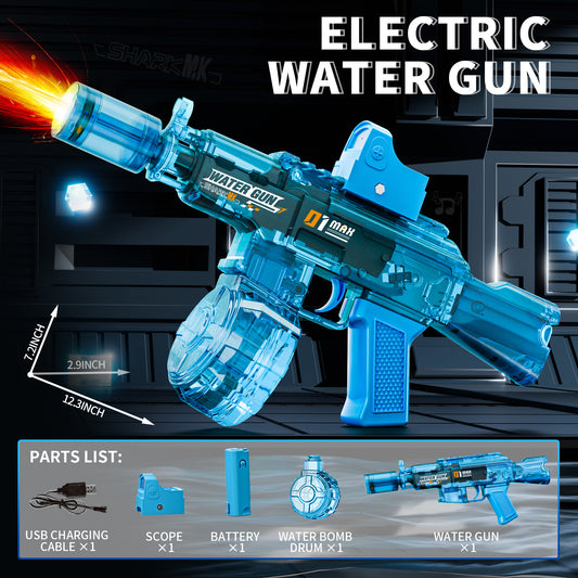 AK Style Electric Water Gun – Realistic Rifle Toy for Kids