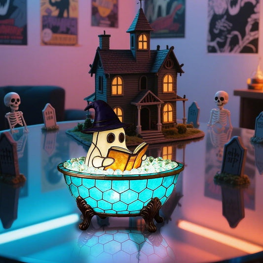 Bathroom ghost light Halloween gift ambient bubble lamp