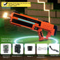 Close-up of Water Gun nozzle and LED pulse light mechanism

