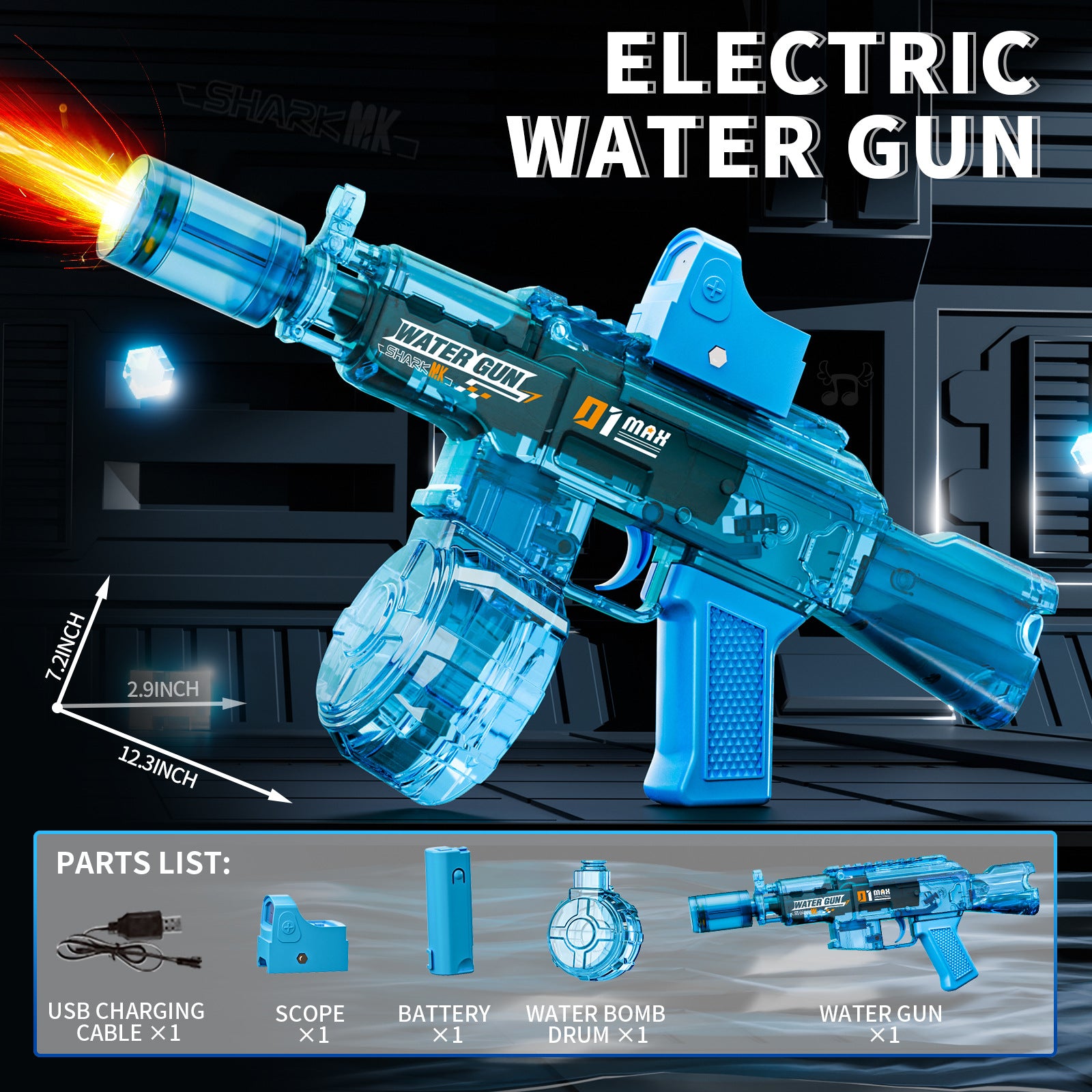 Cool AK-47 Style Water Gun Toy – Tactical Outdoor Fun