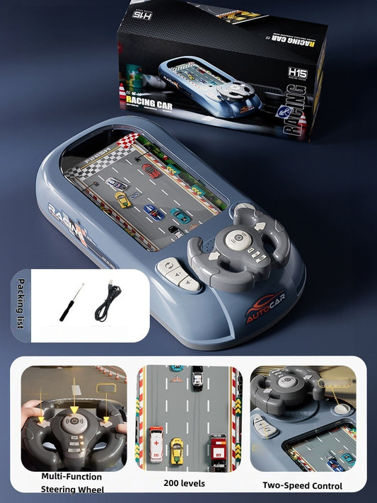 Educational driving toy with multi-function wheel