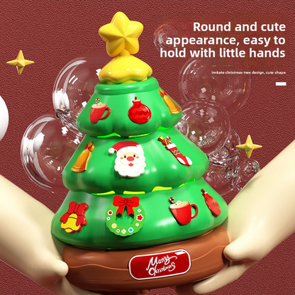Electric Christmas bubble toy with music and lights