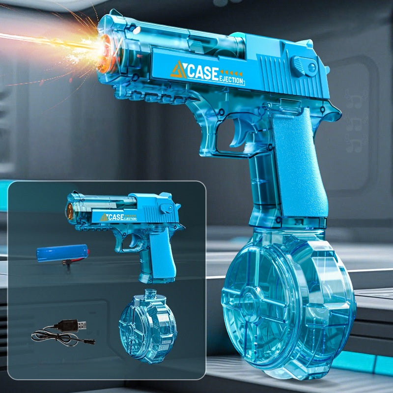 Electric Desert Eagle Water Gun with Long Range and Strong Pressure

