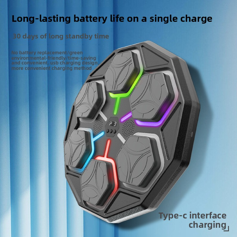 Electronic Music Boxing Pad – Bluetooth Interactive Training Equipment