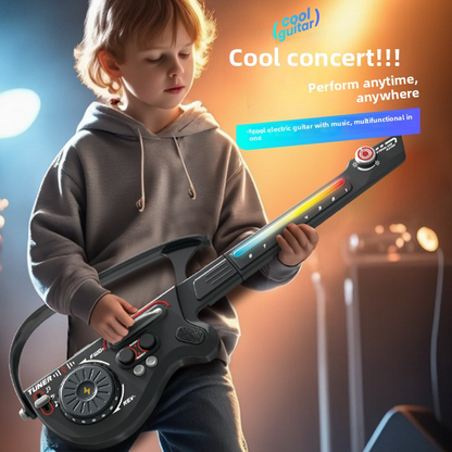 Foldable Stringless DJ Guitar – Smart Bass and Keyboard for Children