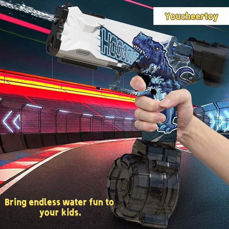 Ice Blast electric water gun with auto water suction and rapid-fire mode

