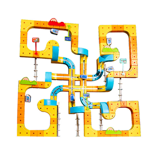 Kids Magnetic Train Track Car Toys – Creative DIY Building Set