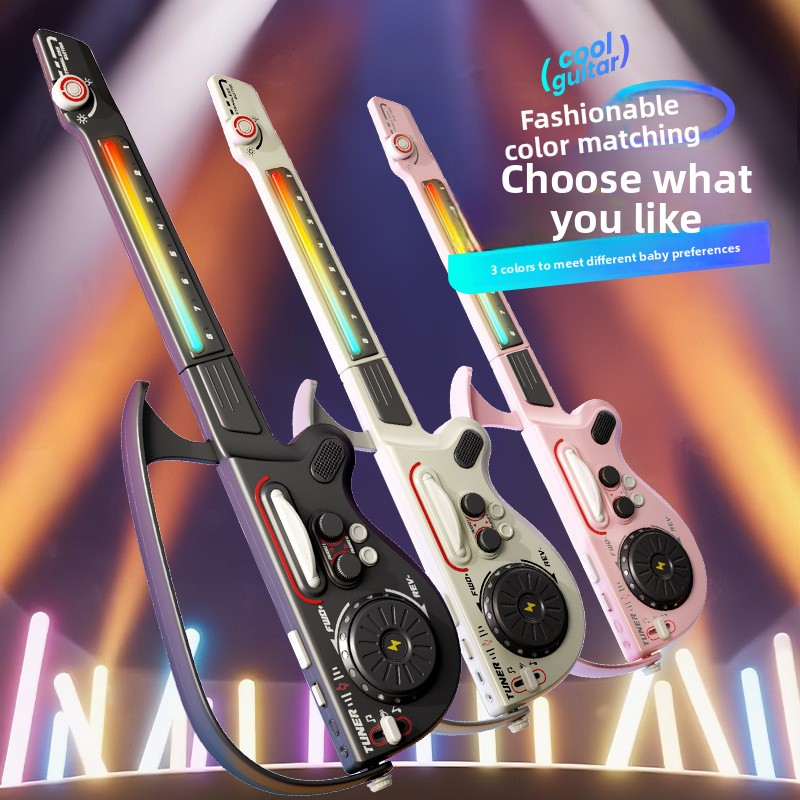 Multifunctional DJ Guitar Toy for Kids – Bluetooth Electronic Instrument