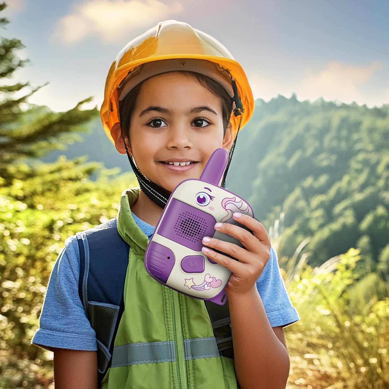 Portable Two-Way Radio Toy – Kids Walkie Talkie with Long Range
