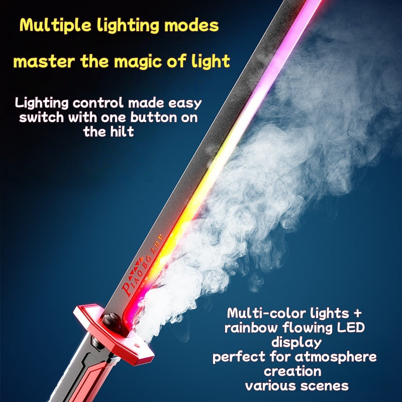 Rechargeable Light-Up Laser Sword Toy for Boys