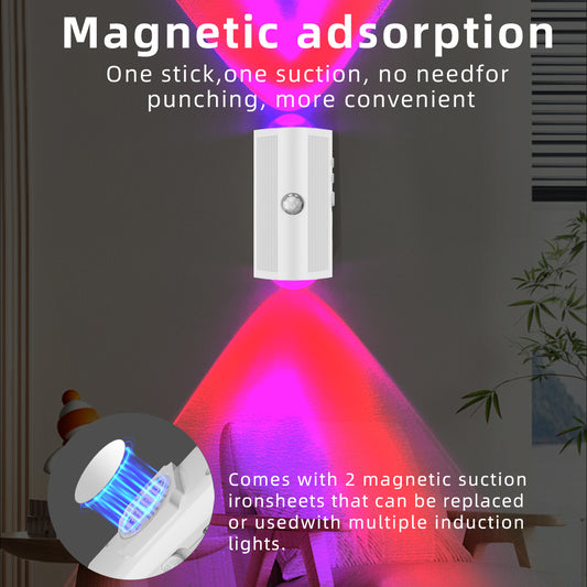 Rechargeable magnetic wall light hallway elderly night light