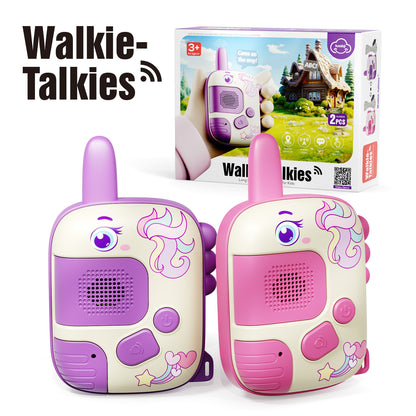 Safe Durable Walkie Talkie Toys – Mini 2-Pack Wireless Radio for Kids