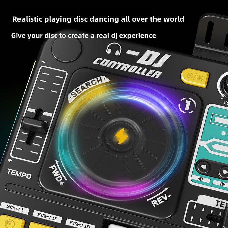 Kids DJ Mixer Toy – Multi-Function Bluetooth Music Playset with Microphone & Piano Keys